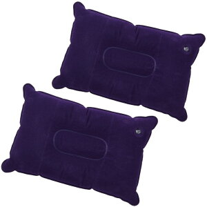 【2個セット】 エアー枕 旅行用 空気枕 携帯 エアーピロー キャンプ 全2色 GD-AIRPLW-2SET