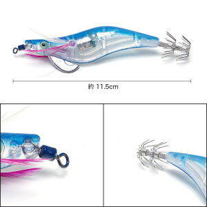【楽天市場】（4個セット） 水中で光る LED エギ 3.0号 エギング タコ イカ 釣り餌 アオリイカ ルアー ジグ 餌木：GoodsLand - GD LeDegi4 30 02