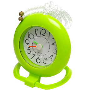 アナログ時計 防水 生活防水 電池式 シャワー時計 バス時計 シンプル