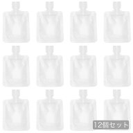 【12個セット】 旅行 液体 ボトル 詰め替え パウチ 使い捨て 仕分け 小分け 容器 便利グッズ S-L GD-TRVL…