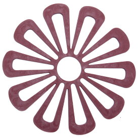 鍋敷き 花柄 直径16.5cm 鍋しき 花形 花瓶置き 鉢置き 耐熱 キッチン 雑貨