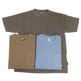 AVIREX アヴィレックス(アビレックス) 783-3934010 フェードウォッシュ ピグメント加工 ポケットTシャツ 半袖Tシャツ