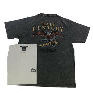AVIREX �A���B���b�N�X(�A�r���b�N�X) 783-5234001 50���N�L�OT�V���c HALF CENTURY ANNIV TEE�v�����g ����T�V���c