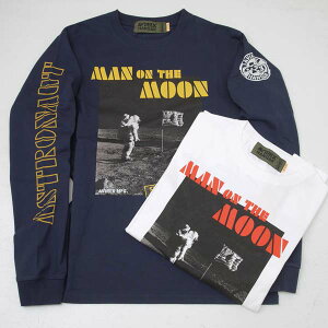 AVIREX ABbNX(ArbNX)6103521 MOON LANDING T-SHIRT/HANGAR2 T-SHIRTHANGAR2 TVc