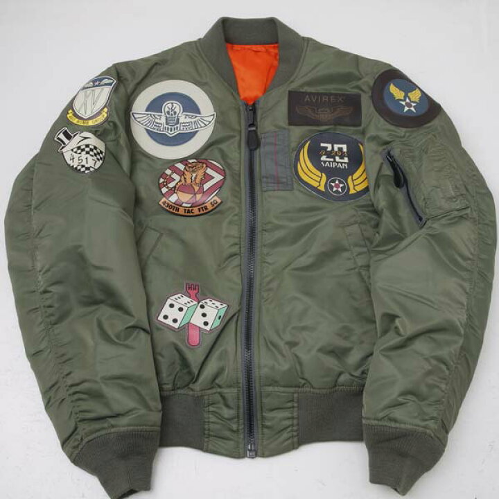 楽天市場】AVIREX アビレックス6102172(783-2952014) MA-1 TOP GUN 