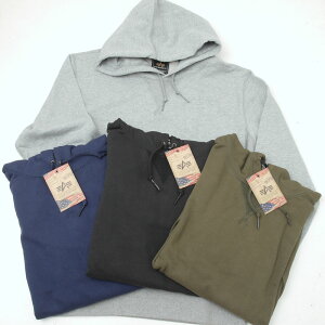 Alpha アルファ 23331 無地プルオーバースウェットパーカ