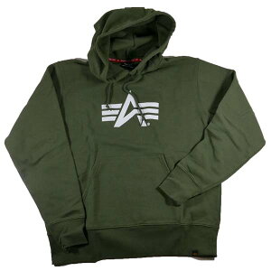 Alpha アルファ TC1595-0 Aマーク プルオーバープリントスウェットパーカ 裏起毛