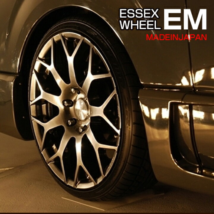 楽天市場】【ESSEX/エセックス】 ホイール EM 18インチ ブラック  