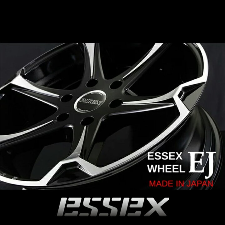 楽天市場】【ESSEX/エセックス】 ホイール EJ 18インチ ブラック 