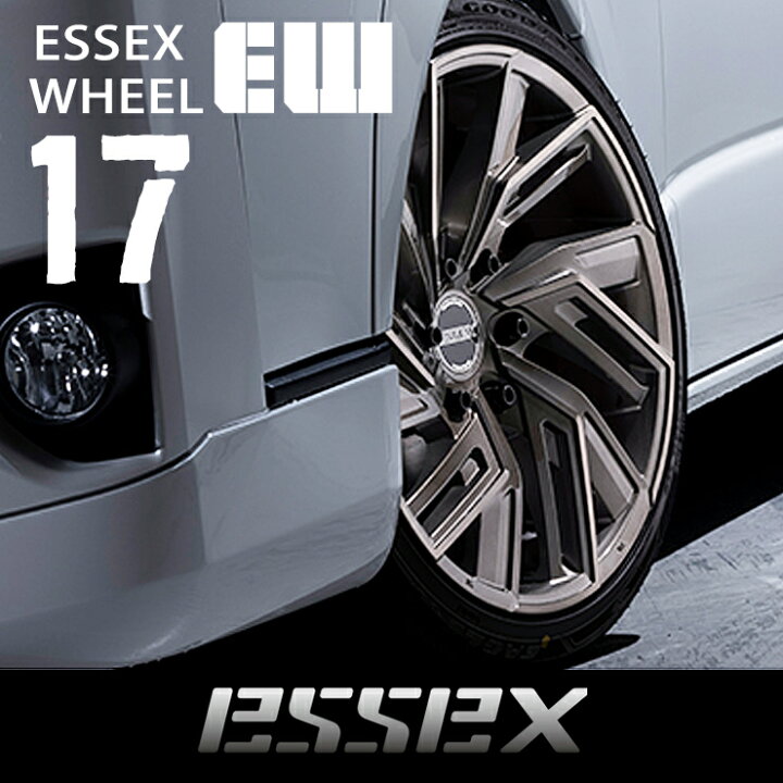 楽天市場】【ESSEX/エセックス】 ホイール EW 17インチ ブラック 