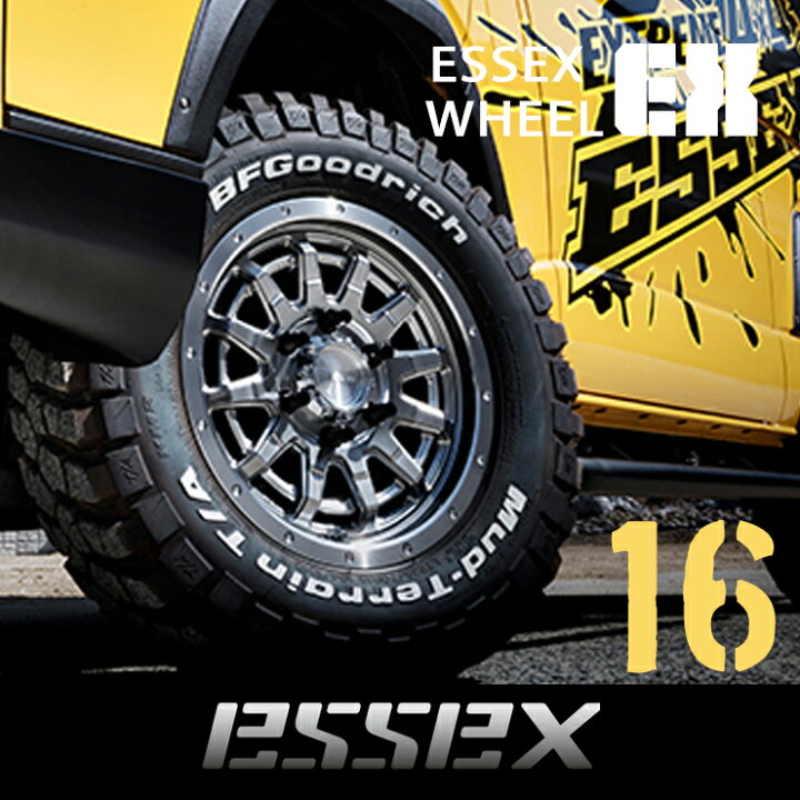 楽天市場】【ESSEX/エセックス】 ホイール EX 16インチ ハイエース 