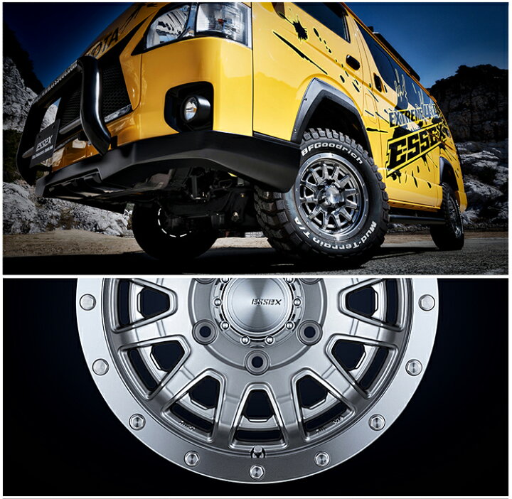 楽天市場】【ESSEX/エセックス】 ホイール EX 15インチ ハイエース  