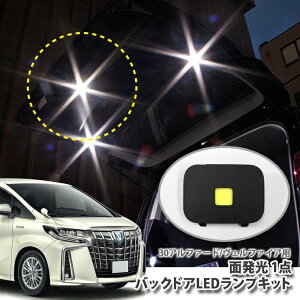 g^ 30n At@[h /Ft@CAp plgp obNhALEDv (Pi) obNQ[g ʔLED TOYOTA ALPHARD VELLFIRE BACKDOOR BACKGATE PANEL 30At@[h 30Ft@CA