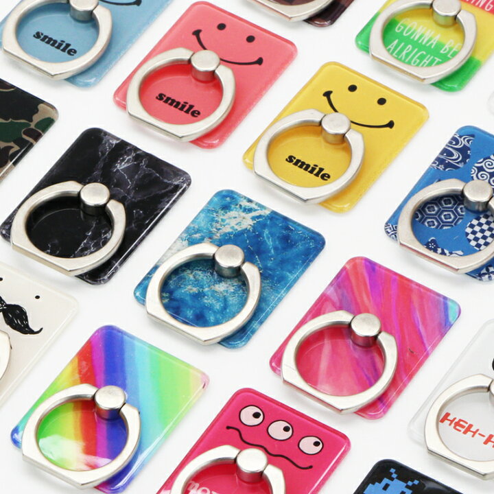 楽天市場 選べる40種類 スマホリング バンカーリング ホールドリング リングスタンド 落下防止 指輪型 ホルダー スマートフォン リング おしゃれ かわいい 軽量 薄型 全機種対応 Iphone Xperia Galaxy Aquos Arrows スマホケース Jillsdesign