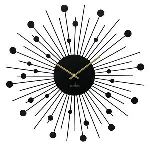 acctim 掛け時計 BRIELLE Wall Clock AC29643 MATT BLACK モダン イギリス【送料無料】