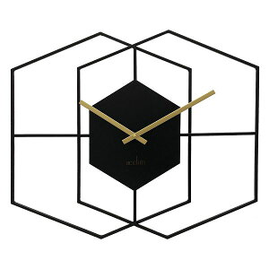 acctim |v ADDISON Wall Clock AC29663 Matt Black CMXyz