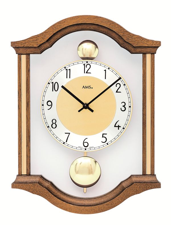 すぐったレディース福袋 AMS振り子時計 AMS時計アームス振り子時計 斬新デザインが目を引きます ＡＭＳ 振り子時計 7447-4 アームス 最大96％オフ！