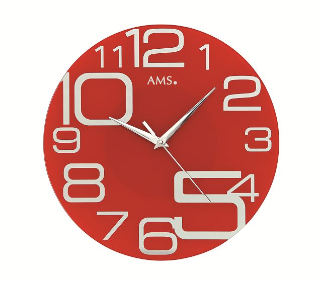 注目の福袋 AMS掛け時計 斬新なデザインです アームスAMS時計 斬新なデザインが魅力 ＡＭＳ 本物 AMS9462 アームス掛け時計