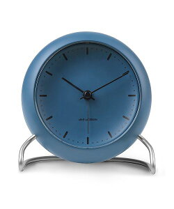 AlERuZuv ڊo܂v@ARNE JACOBSEN TABLE CLOCK CITY HALL STONE BLUE 43691 Xg[u[