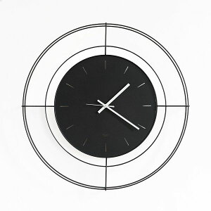 Arti e Mestieri |v@AeBEGEXeBG 2684-C71 black C^A Wall clock Nudo small@Ǌ|v ^yz