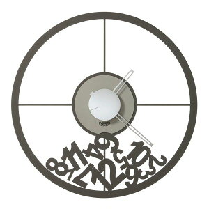 AeB G XeBG Arti e Mestieri |v@AeBEGEXeBG@Mixer designer wall clock 3843-C135 Mud/ivory C^A @Ǌ|vyz