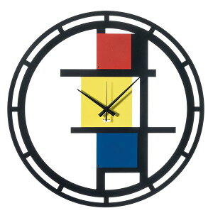 Arti e Mestieri |v@AeB G XeBG@Mondrian 50 wall clock 3880-C340 C^A @Ǌ|vyz