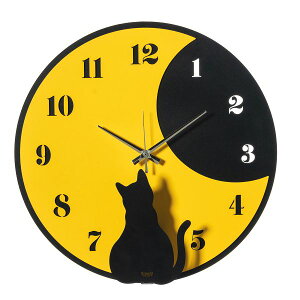 AeB G XeBG ArtieMestieri|v AeB G XeBG Moon Whiskers clock 3891-C152 Black/yellow C^AǊ|vyz