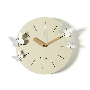Arti e Mestieri |v@X@AeBEGEXeBG Butterfly clock 5001-c254 @C^A@Ǌ|v 