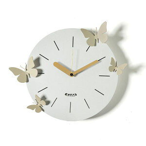 Arti e Mestieri |v@X@AeBEGEXeBG Butterfly clock 5001-c255@C^A@Ǌ|v 