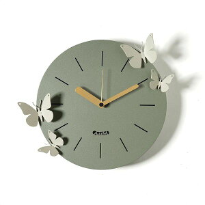 Arti e Mestieri 掛け時計 蝶々 アルティ・エ・メスティエリ Butterfly clock 5001-c256 イタリア 壁掛け時計 送料無料