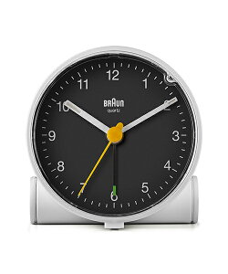 【日本正規代理店品】 BRAUNアラームクロック  BC01WB  BRAUN目覚まし時計 ブラウンアラームクロック