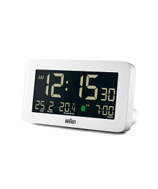 【日本正規代理店品】ブラウン BRAUNデジタルアラームクロック Digital Alarm Clock BC10W 目覚まし時計 置き時計