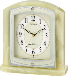 オニキスフレームが豪華!置き時計 パルラフィーネR400 8RY400-005 シチズン時計【楽ギフ_包装】【楽ギフ_のし】【楽ギフ_のし宛書】【楽ギフ_メッセ入力】【楽ギフ_名入れ】