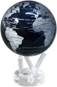 [oO[u@Ɖ葱svcȒnV 4.5" MOVA GLOBES MG45SBE@11D4cm Silver/Black Metallic