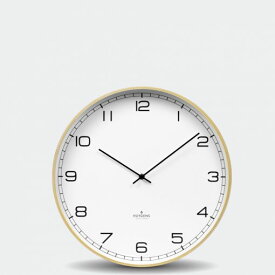 モダンでお洒落　ホイヘンス時計　HUYGENS CLOCK オランダ　アラビック掛け時計 35cm Wood Wall Clock WOOD-ARABIC35 　壁掛け時計 モダン スタイリッシュ【送料無料】