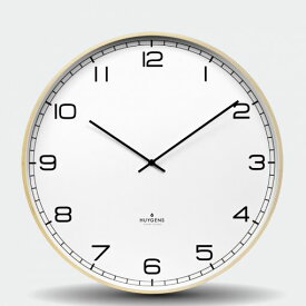 モダンでお洒落　ホイヘンス時計　HUYGENS CLOCK オランダ　アラビック掛け時計 45cm Wood Wall Clock WOOD-ARABIC45 　壁掛け時計 モダン スタイリッシュ　ギフト　贈り物　お洒落【送料無料】