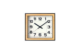 BRASS RECTANGLE CLOCK シャンブル掛け時計 ビーチウッド　スイープセコンド　CHAMBRE掛け時計　 CH-053CB