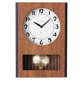 BC PENDULUM CLOCK CHAMBRE|v@WALNUT Vu|v@GLASSUqv @CH051WN