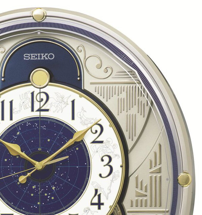 楽天市場】からくり時計 セイコー 掛け時計 SEIKO壁掛け時計 ウエーブ 
