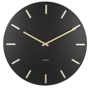 Karlsson�@�J�[���\���@�|�����v�@Karlsson Charm Wall Clock - BK�@�u���b�N�@�Ǌ|�����v�@KA5716BK�@�M�t�g�@���蕨�@������