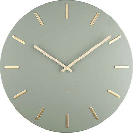 Karlsson　カールソン　掛け時計　Karlsson Charm Wall Clock　ジャングルグリーン　壁掛け時計　KA5716DG　ギフト　贈り物　お洒落