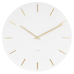 Karlsson�@�J�[���\���@�|�����v�@Karlsson Charm Wall Clock - White�@�z���C�g�@�Ǌ|�����v�@KA5716WH
