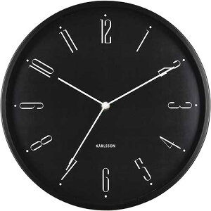 Karlsson�@�J�[���\���@�|�����v Wall Clock - BLACK �u���b�N�@�Ǌ|�����v�@KA5988BK�@�M�t�g�@���蕨�@������