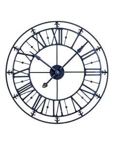 Black Iron Skeleton Wall Clock@^|v@MBISWC@XPg@Clock 76cm@Ǌ|v@EH[NbN@v@g