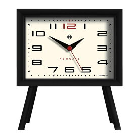 NEW GATEニューゲート　マントルクロック　Henry Retro Clock　ブラック-ホワイト　MHEN92CK