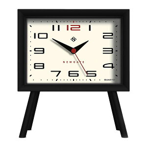 NEW GATE�j���[�Q�[�g�@�}���g���N���b�N�@Henry Retro Clock�@�u���b�N-�z���C�g�@MHEN92CK