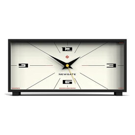 NEW GATEニューゲート　マントルクロック　Thunderbird Mantel Clock - Cream　ブラック-ホワイト　MTHUN201CK