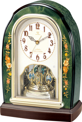 イタリアン象嵌細工が美しい 受注生産品 置時計 置き時計 RHG-S41 リズムハイグレードシリーズ 55％以上節約 楽ギフ_名入れ 4RY678HG05 名入れ無料サービス 楽ギフ_のし 楽ギフ_メッセ入力