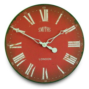 W[bZ|v@^|v@SMITHX~X|v@RogerLascelles@ Smiths Wall Clock Antique Style Red 50cm@Ǌ|v@W[bZv@GAL-SMITHS-RED