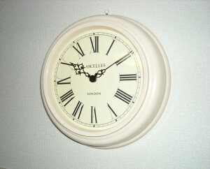 W[bZ@Roger Lascelles@|v@Lascelles Classic Wall Clock in Cream 32cm W[bZv@LC-LASC-CRM@Ǌ|v@EH[NbN@v@p@g